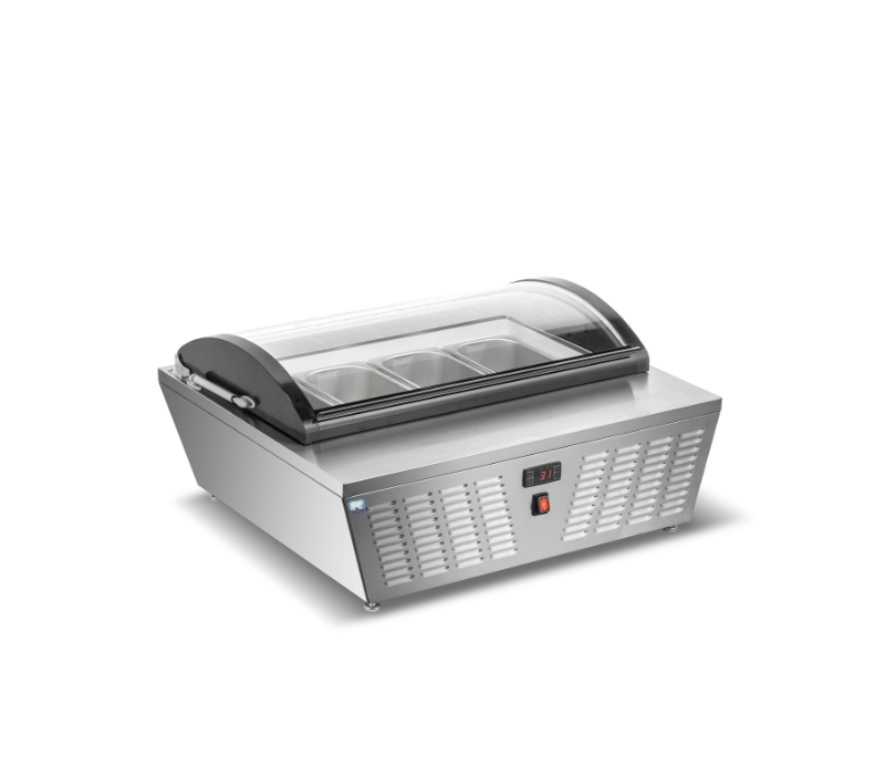 Vitrine de comptoir pour glaces COLD ZONE-DW-67R