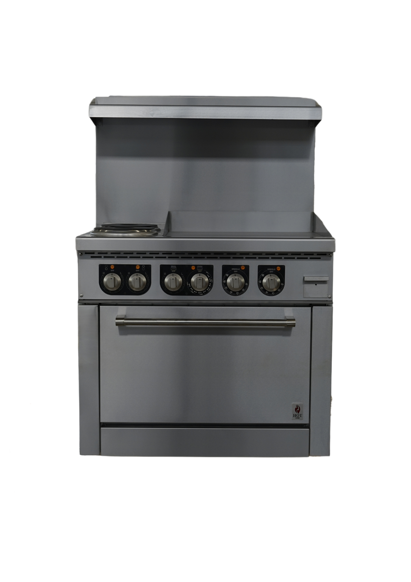 Cuisinière électrique 36" (2 brûleurs + plaque chauffante 24") -HZ-ER36-24G