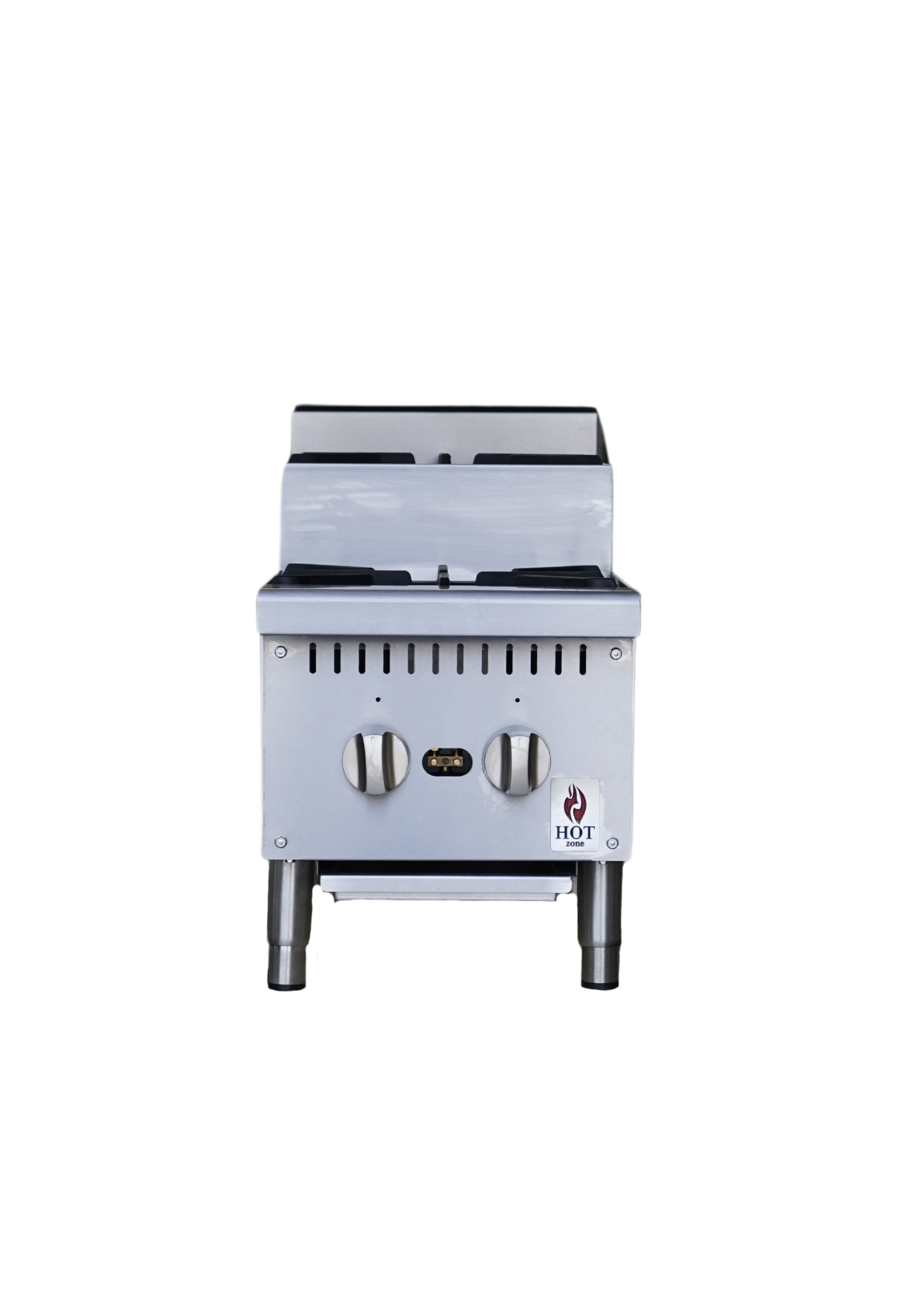 Plaque de cuisson à gaz à brûleurs de comptoir en acier inoxydable HZ-HP12-S