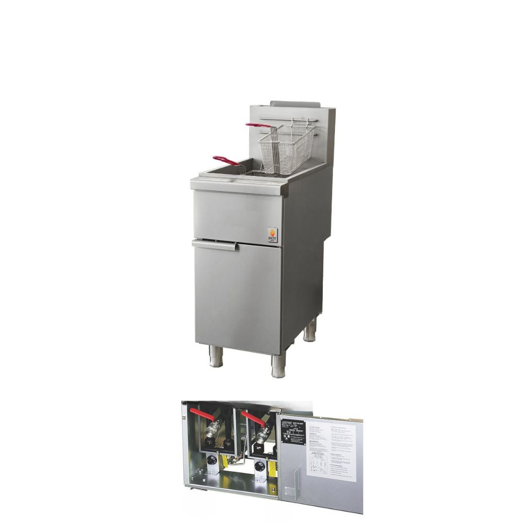 Friteuse à gaz - Double cuve HZ-F4D-NG