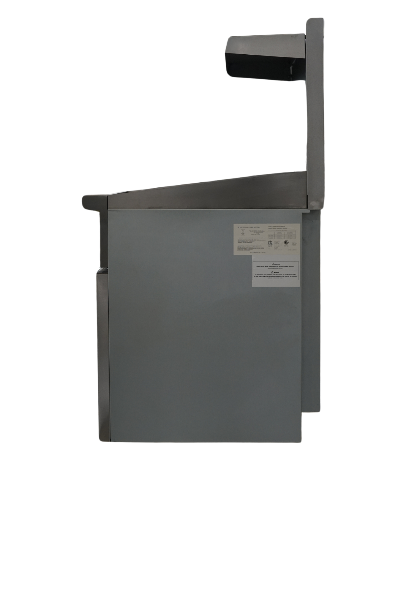 Cuisinière électrique 36" (2 brûleurs + plaque chauffante 24") -HZ-ER36-24G