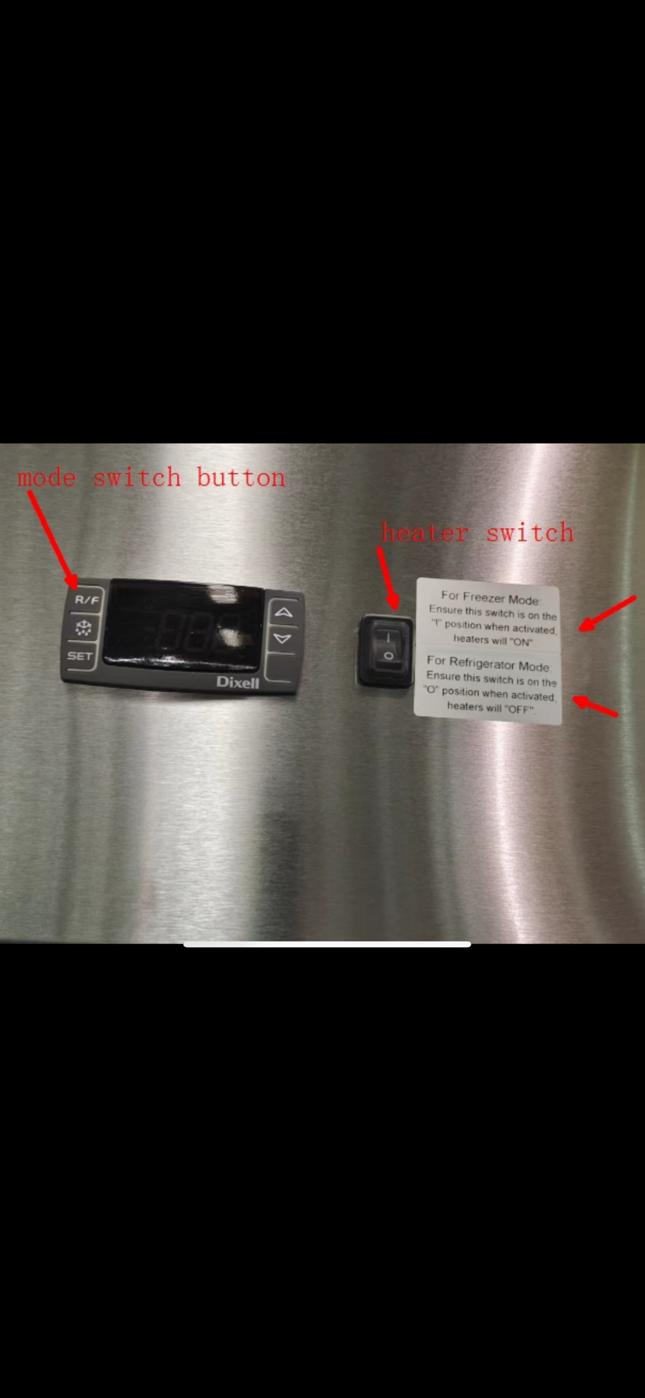 Réfrigérateur/congélateur convertible COLDZONE-54R/F-2D