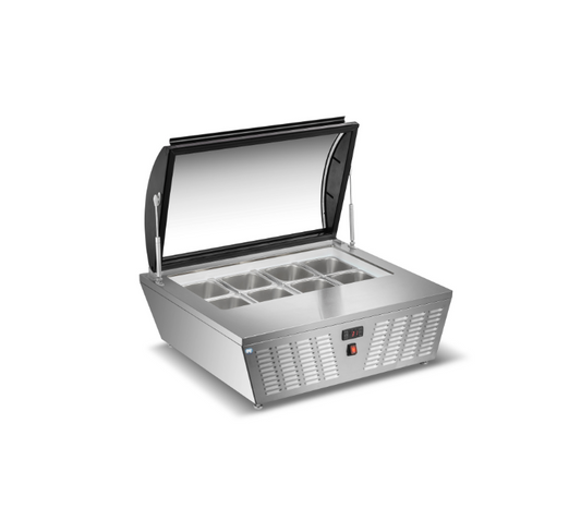 Vitrine de comptoir pour glaces COLD ZONE-DW-67R