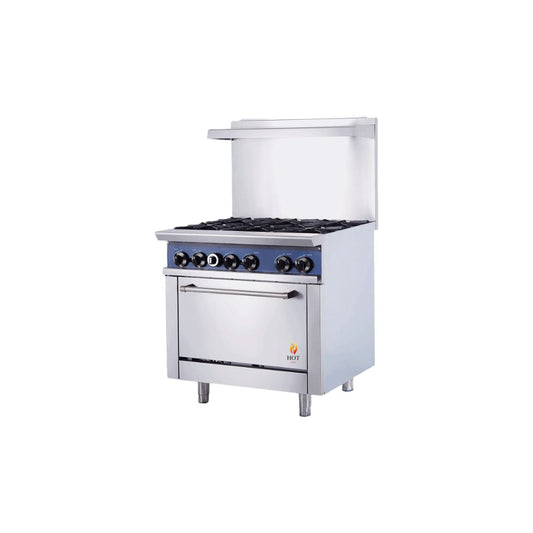 Cuisinière à gaz avec four à convection intégré 36" HZ-CR36