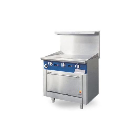 Cuisinière à gaz 36" avec plaque de cuisson 36" HZ-R36-MG