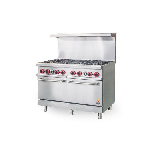 Cuisinière à gaz avec four à convection intégré 48" HZ-CR48