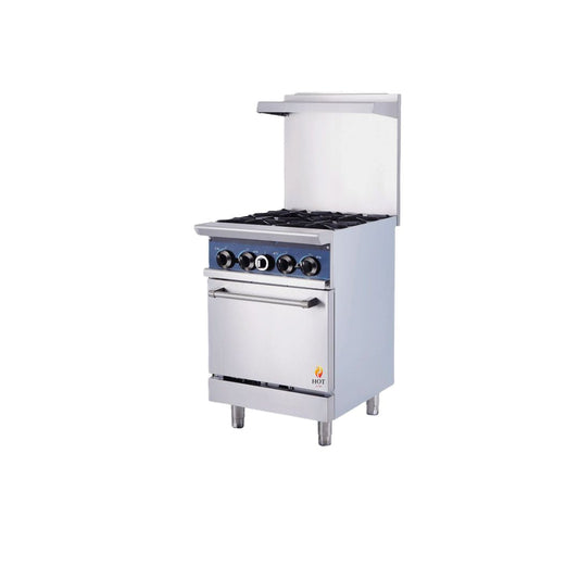 Cuisinière à gaz avec four à convection intégré 24" HZ-CR24