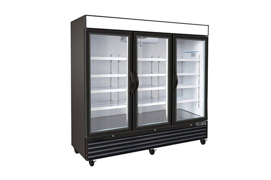 Vitrine en verre pour congélateur COLDZONE-81F-G3