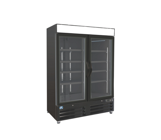Réfrigérateur à vitrine NOIR/NOIR COLDZONE-R54-G2S/B